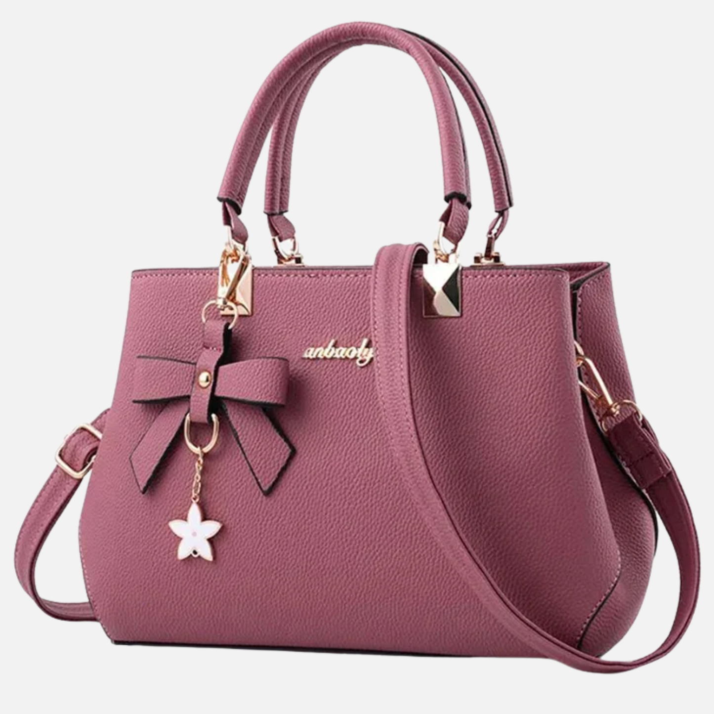 Petit sac à main bandoulière avec son charms noeud et fleur Sienna