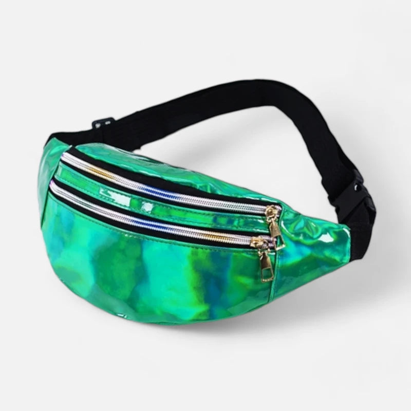 Sac banane holographique brillant tendance Mélodie