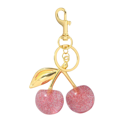 Charm Cerise Élégance – Accessoire de sac raffiné