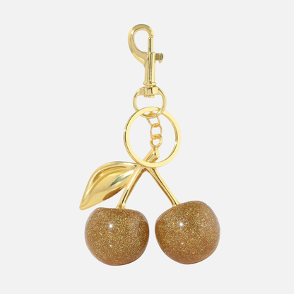 Charm Cerise Élégance – Accessoire de sac