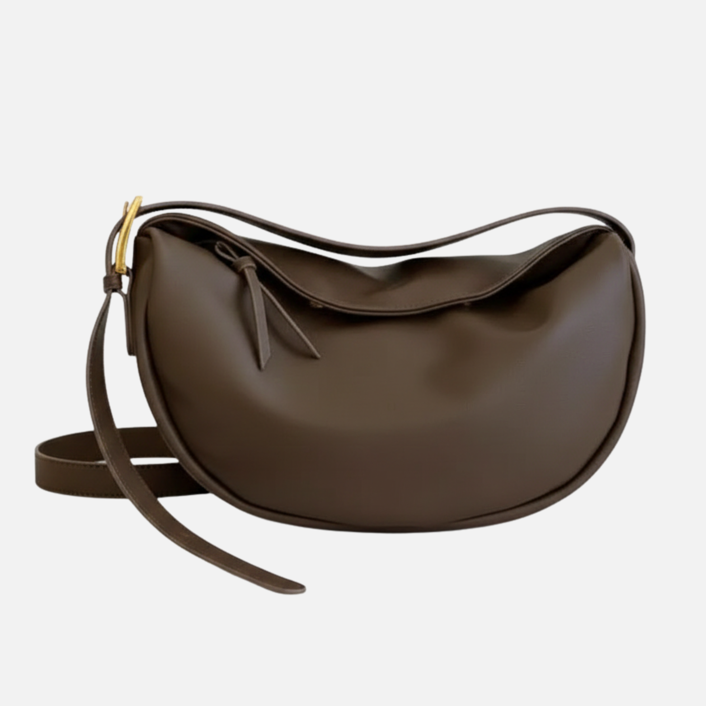 Grand sac à main banane demi-lune Hélène