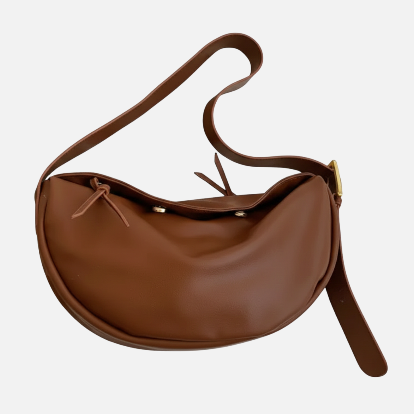 Grand sac à main banane demi-lune Hélène