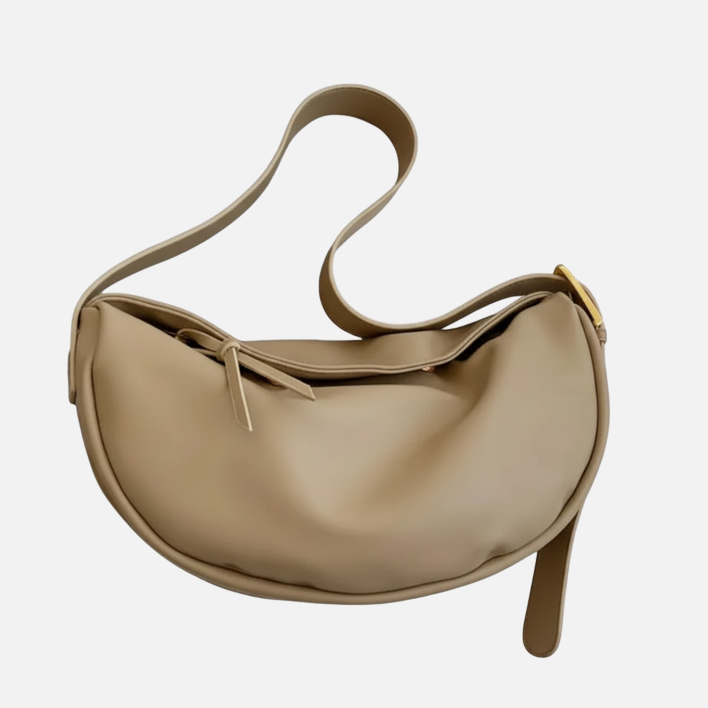 Grand sac à main banane demi-lune Hélène