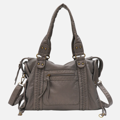 Grand sac à main bandoulière de cours vintage Lior