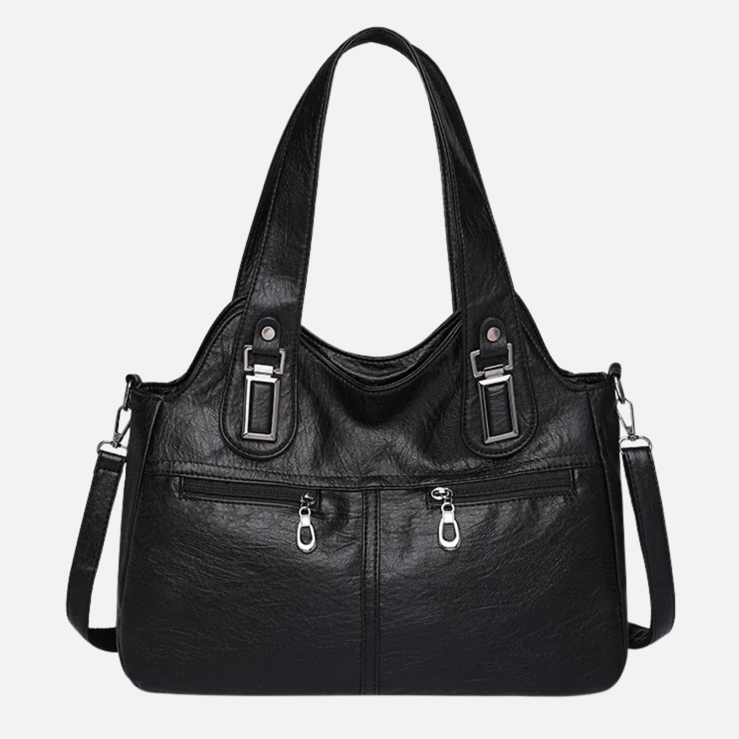 Grand sac à main bandoulière rétro multipoches Ariana