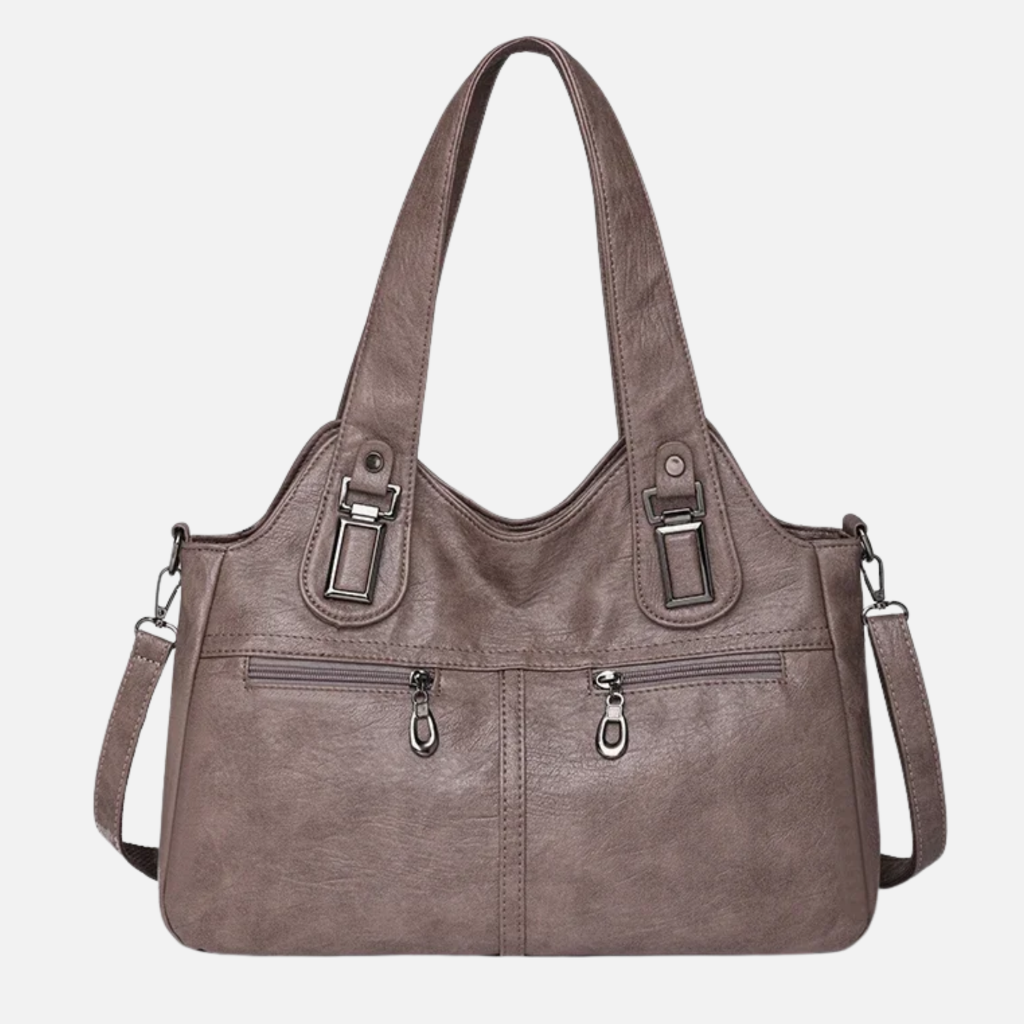 Grand sac à main bandoulière rétro multipoches Ariana