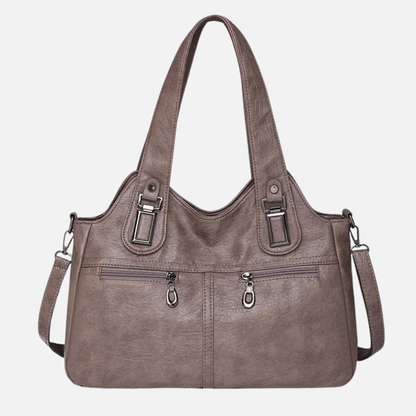 Grand sac à main bandoulière rétro multipoches Ariana