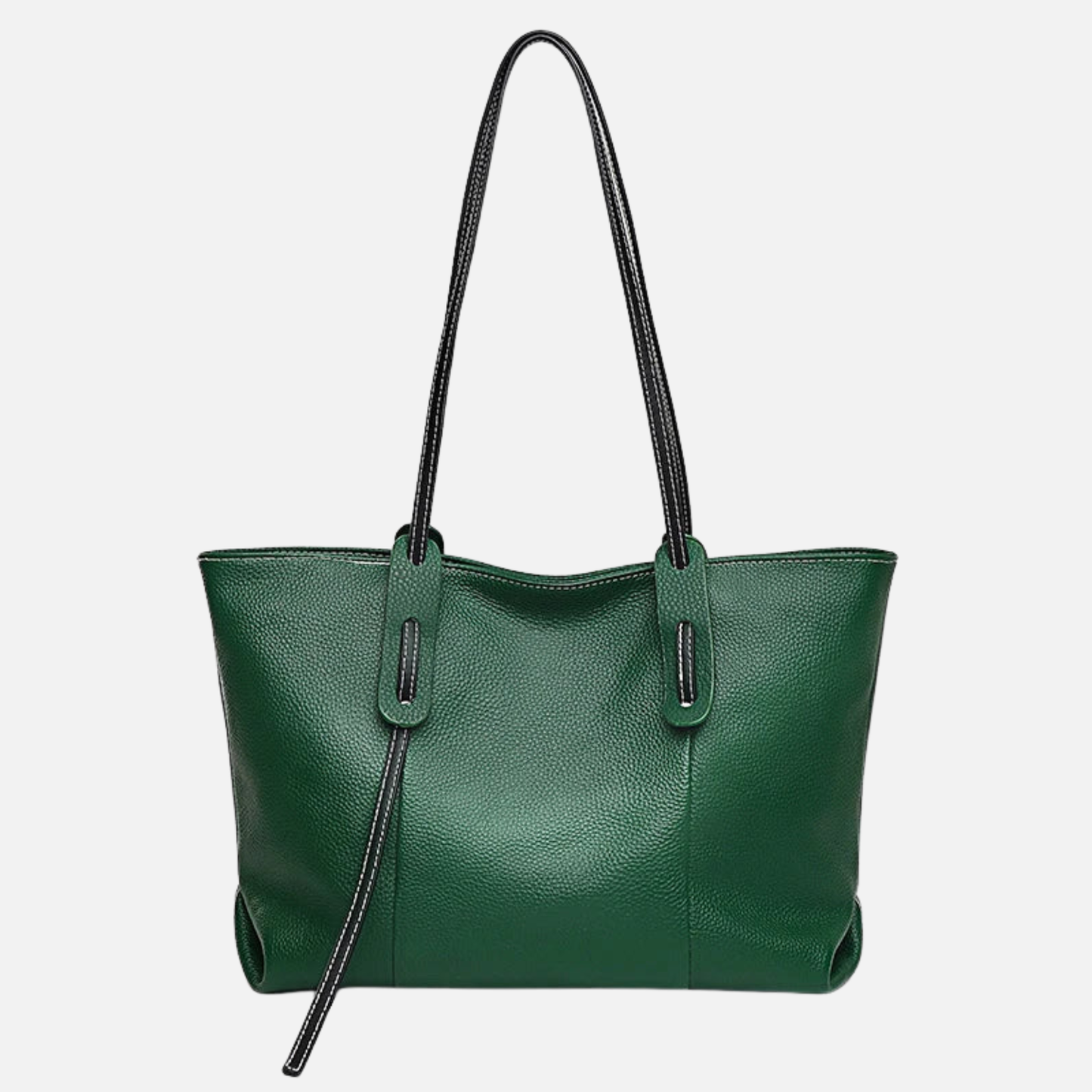 Grand sac à main cabas grainé Juliette