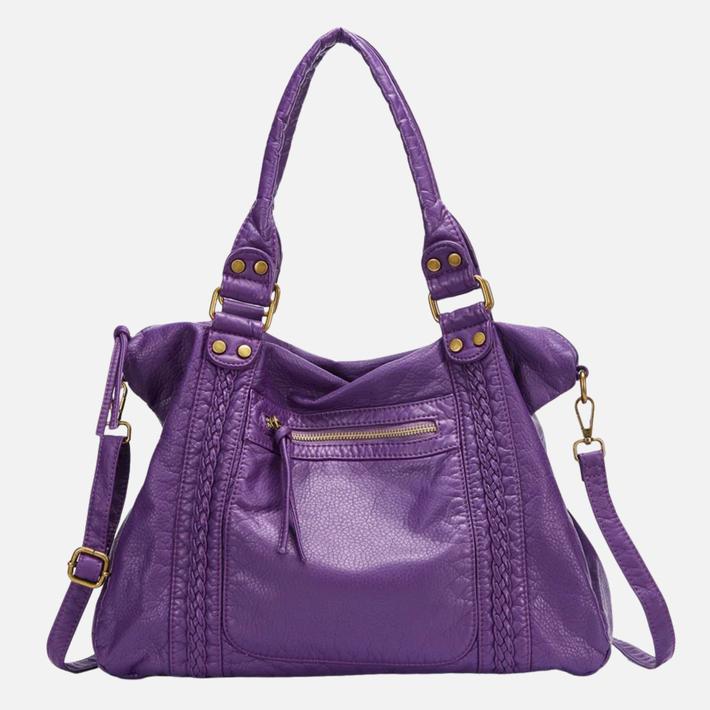 Grand sac à main de cours vintage à bandoulière Victoire