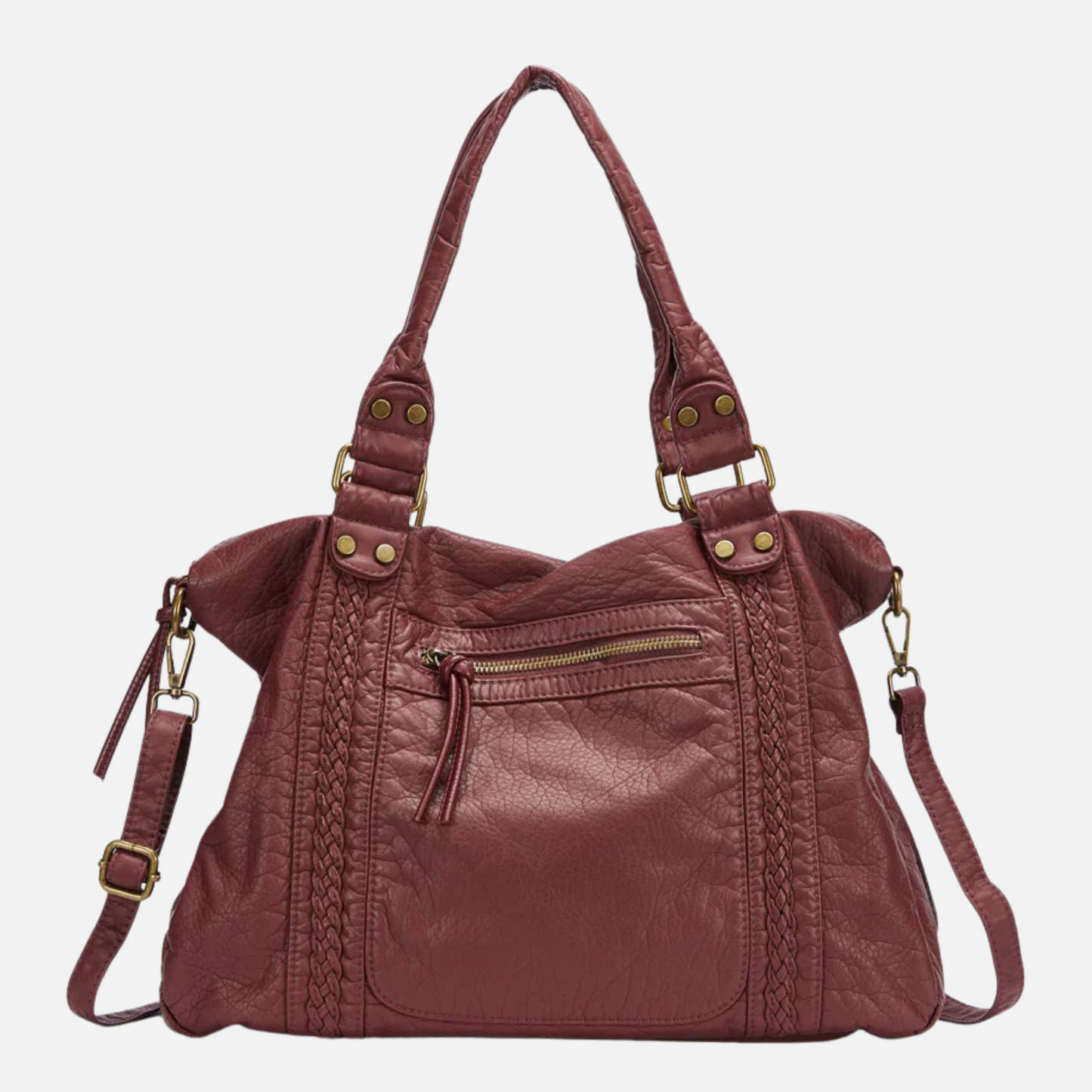 Grand sac à main de cours vintage à bandoulière Victoire