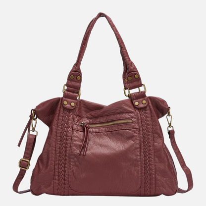 Grand sac à main de cours vintage à bandoulière Victoire