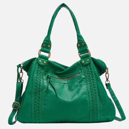 Grand sac à main de cours vintage à bandoulière Victoire