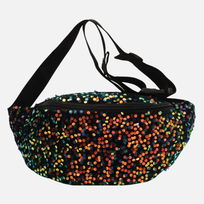 Grand sac banane sequin tendance Cassandre