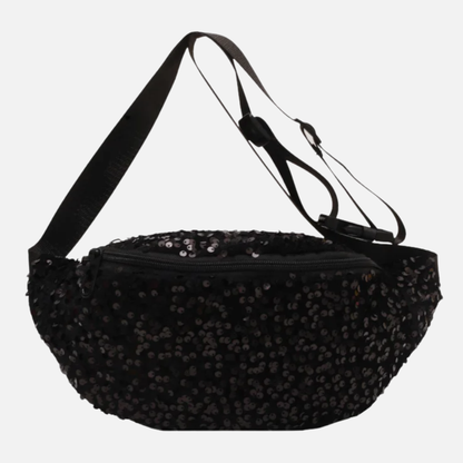 Grand sac banane sequin tendance Cassandre