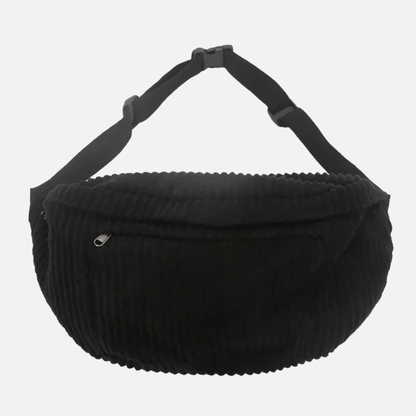 Grand sac banane velours Honorée