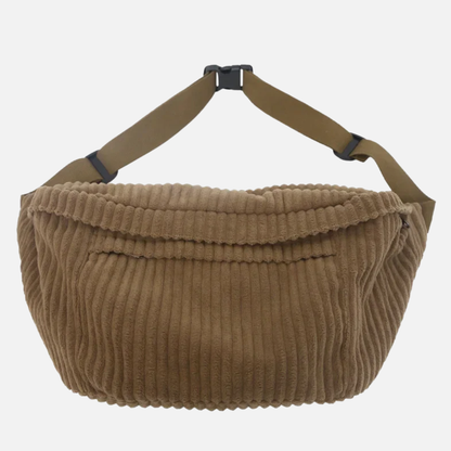 Grand sac banane velours Honorée