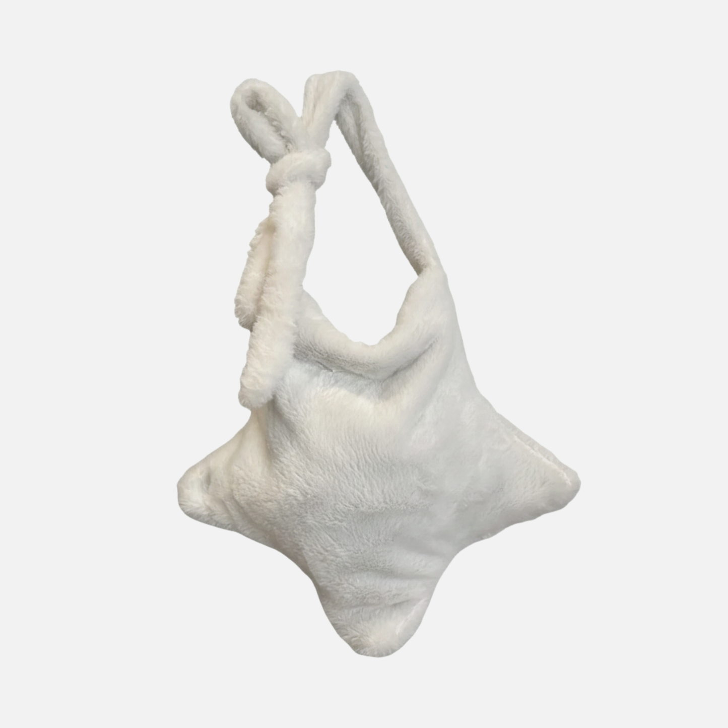 Grand sac à main cabas en peluche imprimé léopard et étoile Stella