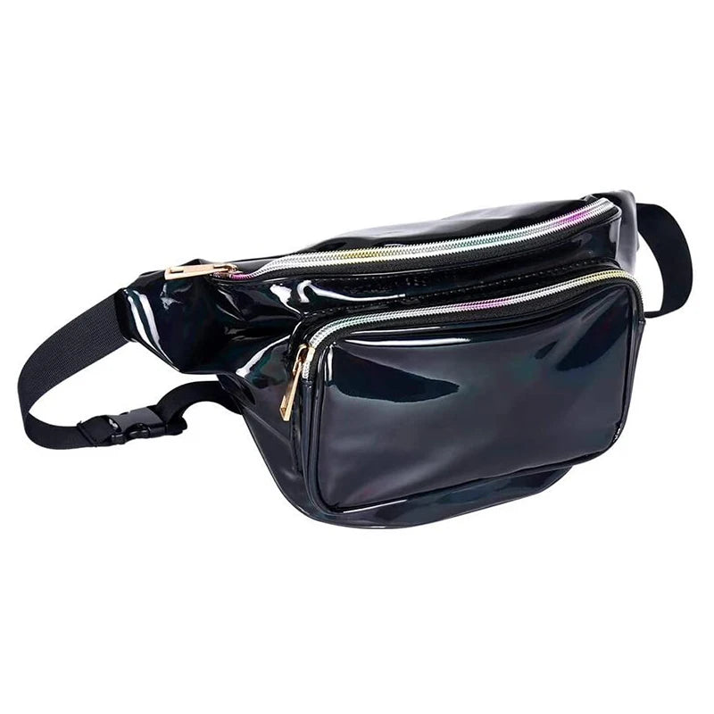 Sac banane holographique brillant tendance Lucette