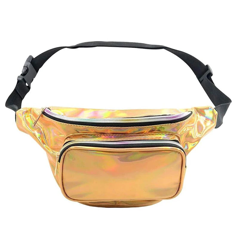 Sac banane holographique brillant tendance Lucette