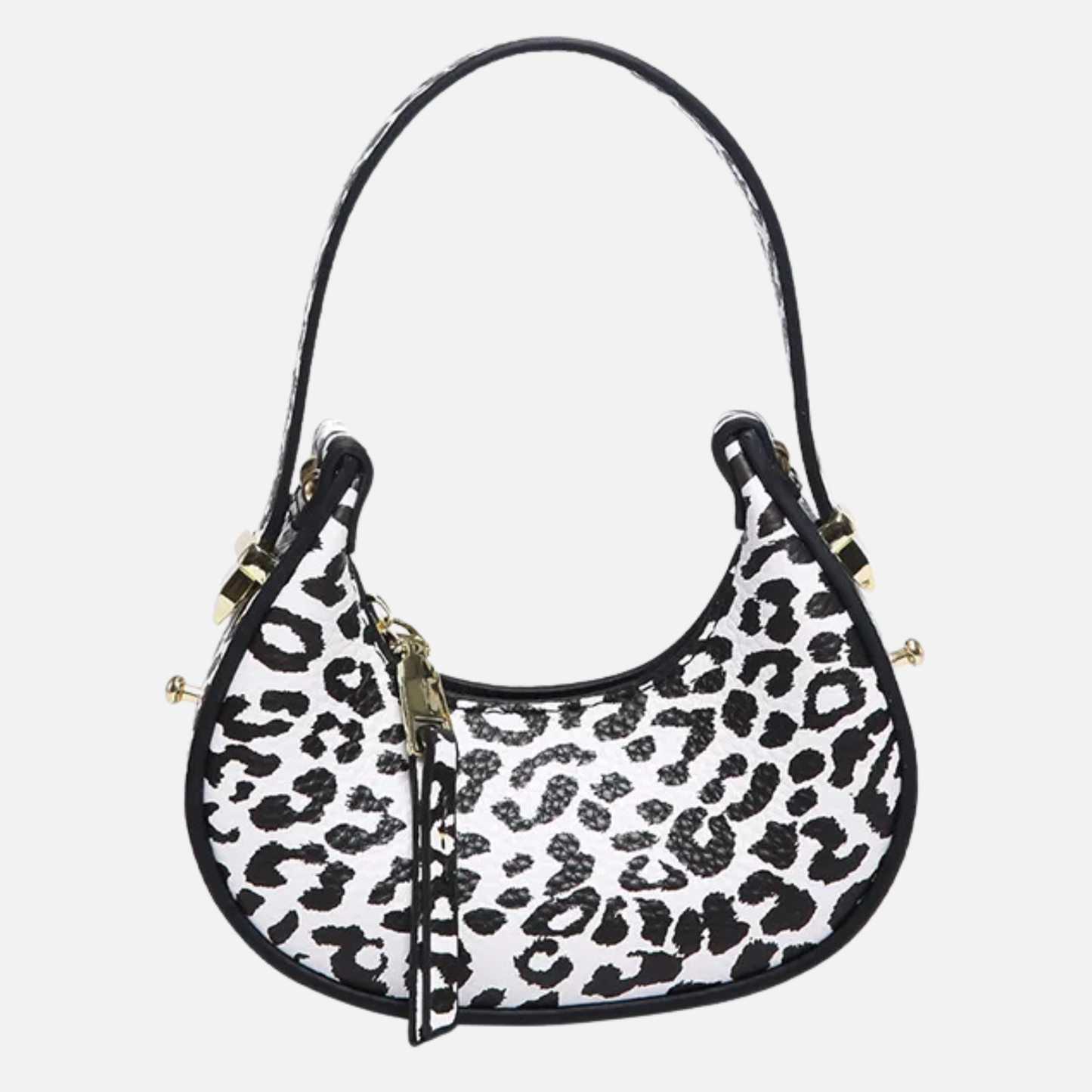 Petit sac à main bandoulière léopard au style Y2K et tendance Thaïs