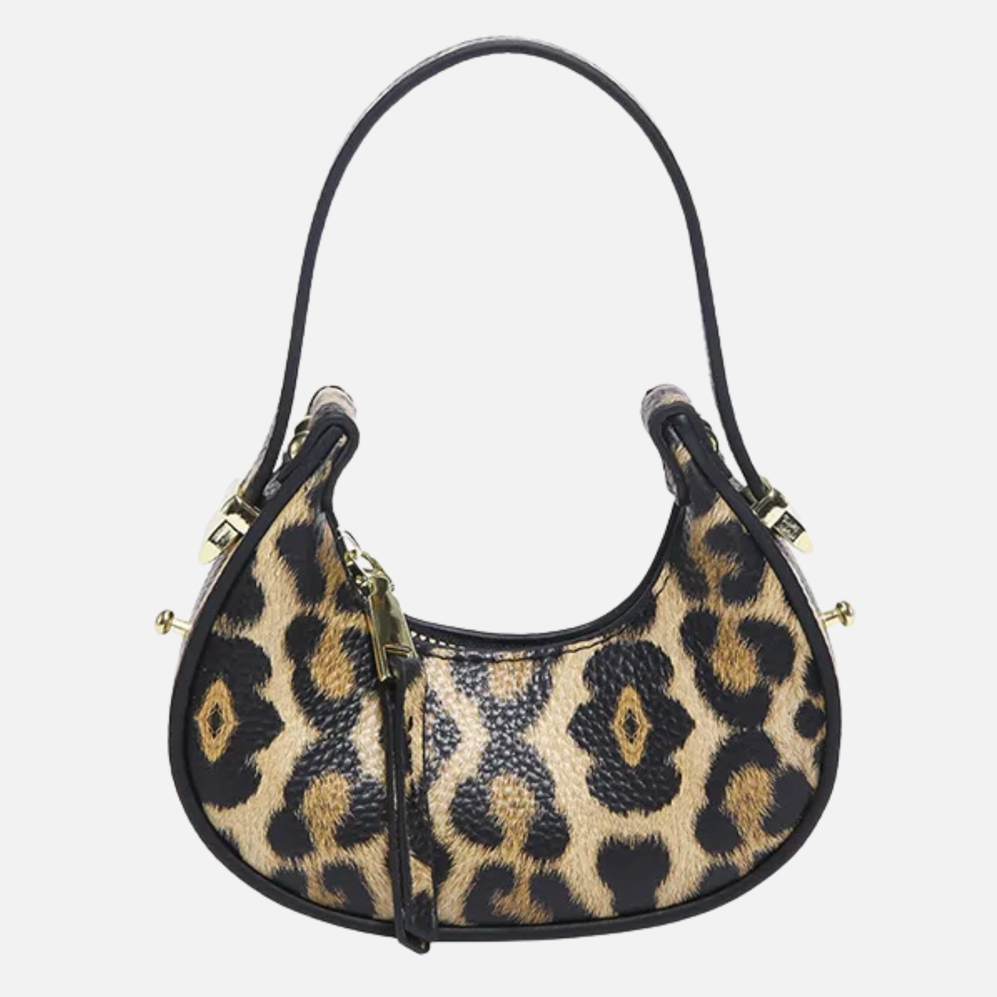 Petit sac à main bandoulière léopard au style Y2K et tendance Thaïs