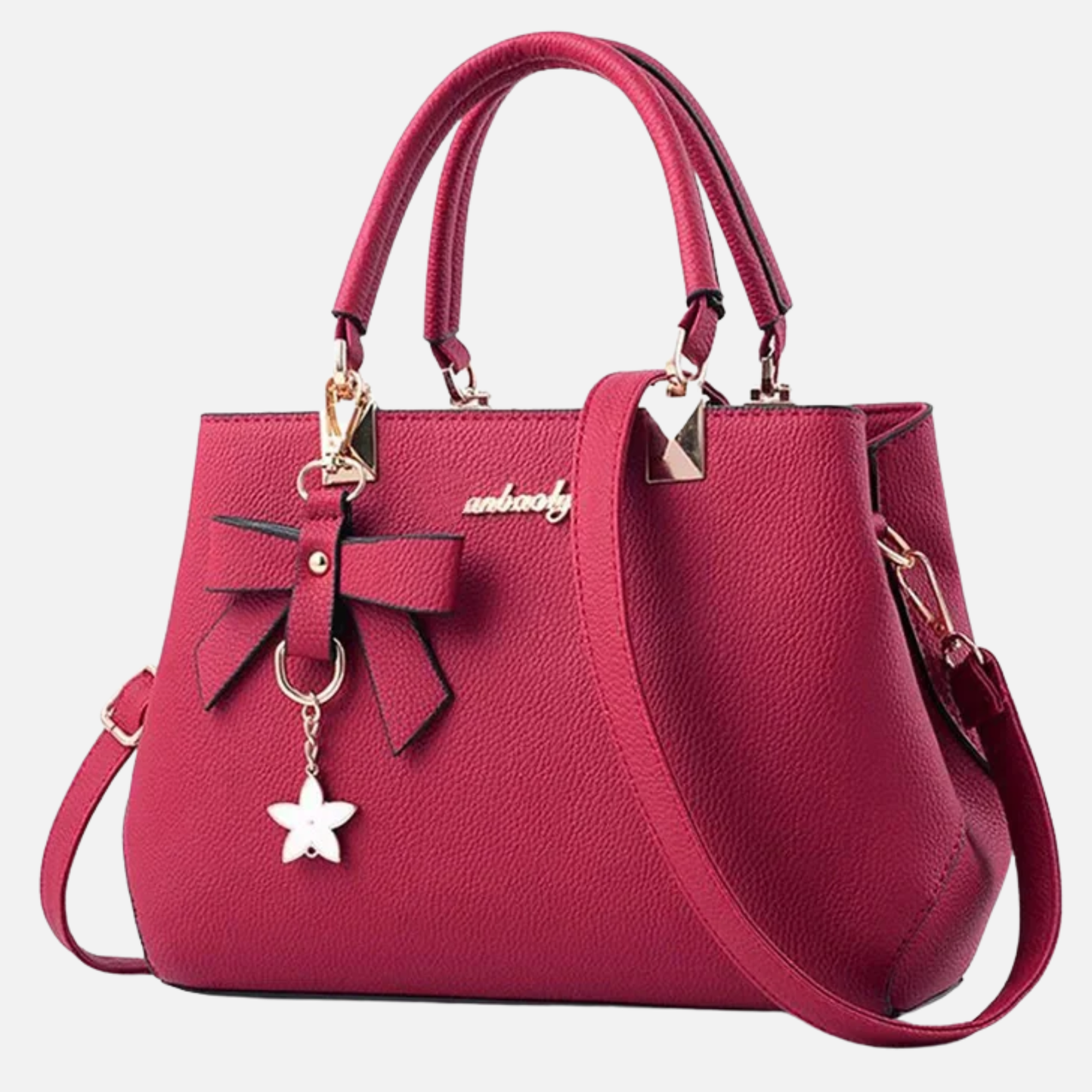 Petit sac à main bandoulière avec son charms noeud et fleur Sienna