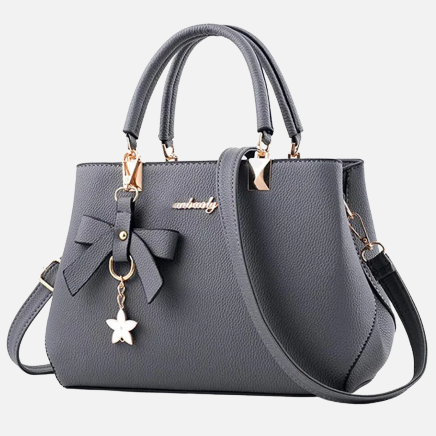 Petit sac à main bandoulière avec son charms noeud et fleur Sienna