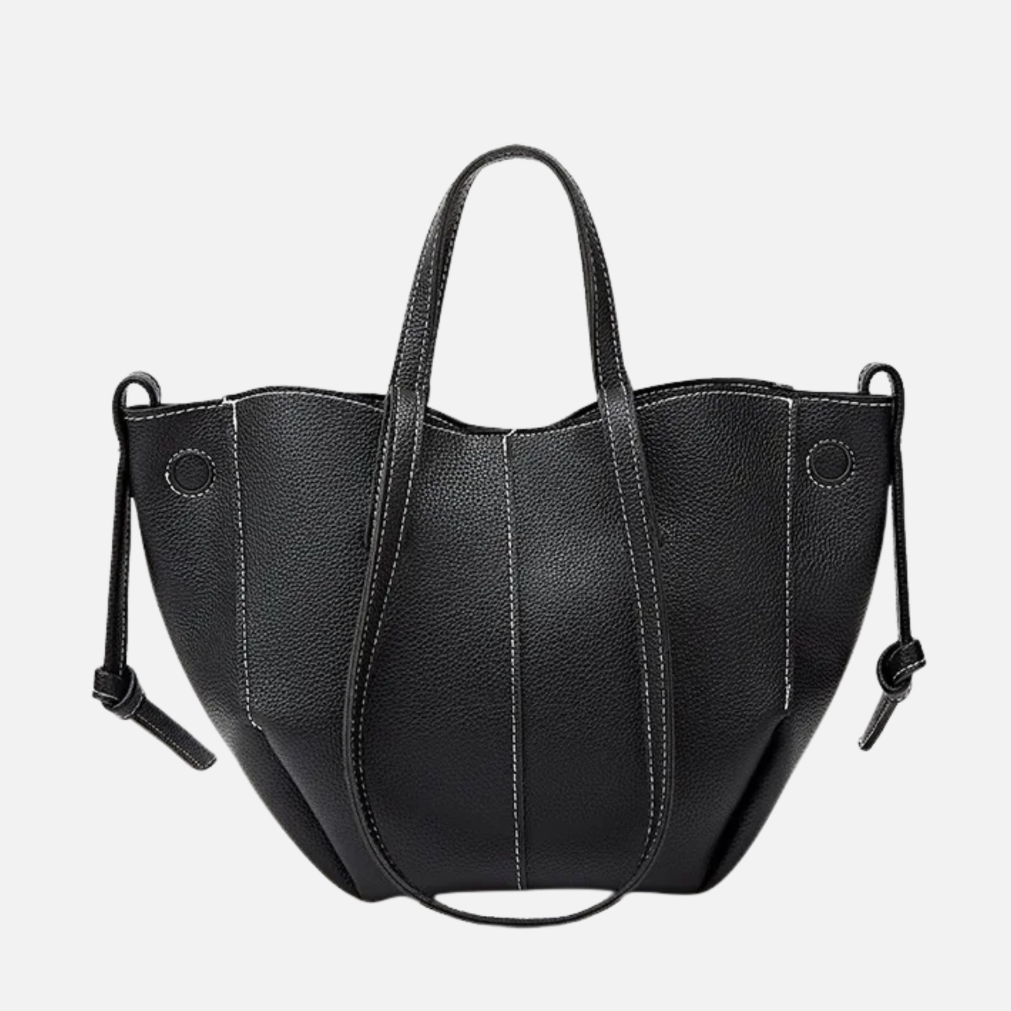 Petit sac à main cabas structuré double porté Elisa