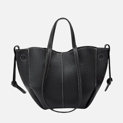 Petit sac à main cabas structuré double porté Elisa