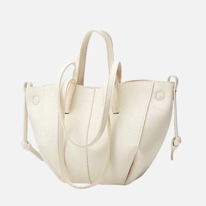 Petit sac à main cabas structuré double porté Elisa