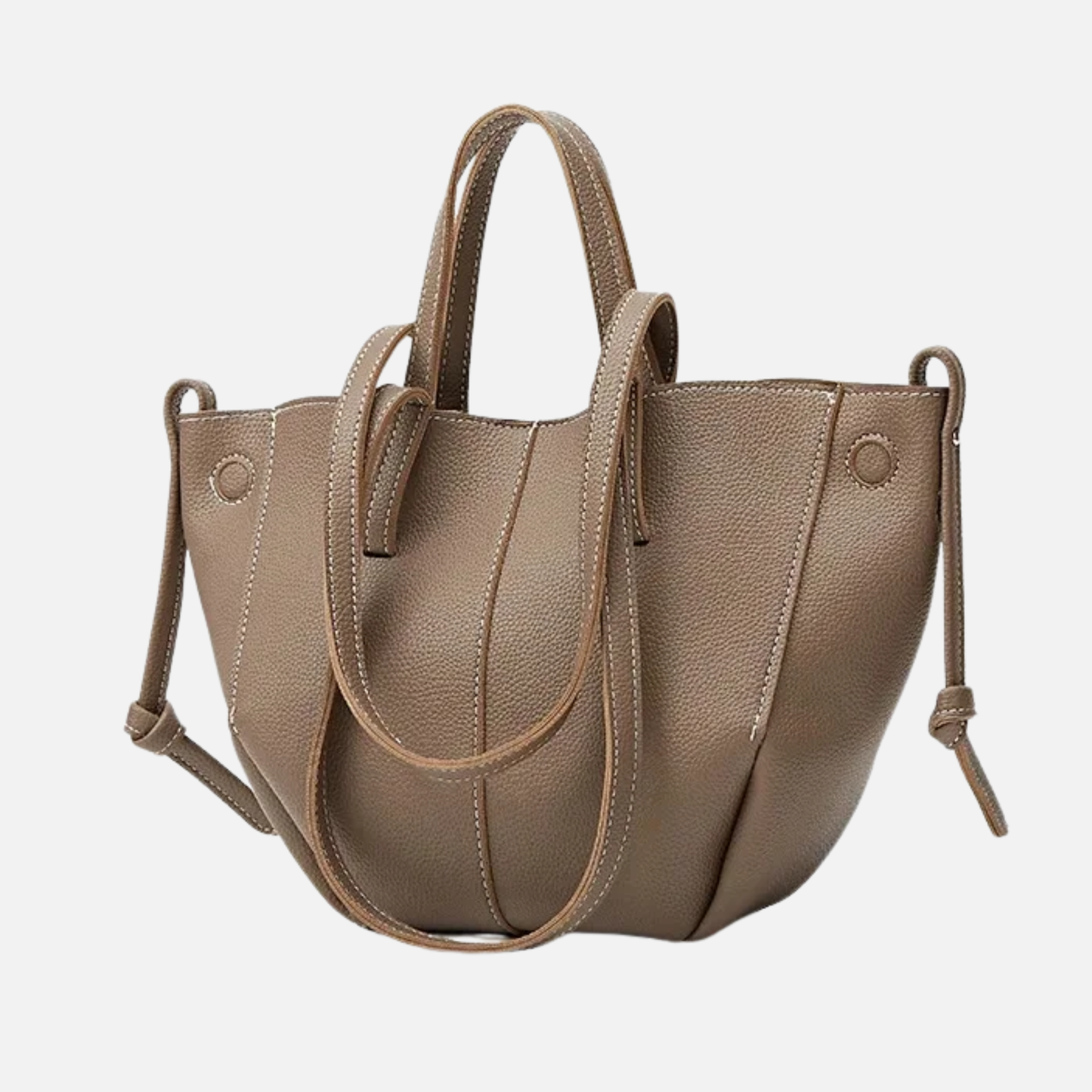 Petit sac à main cabas structuré double porté Elisa