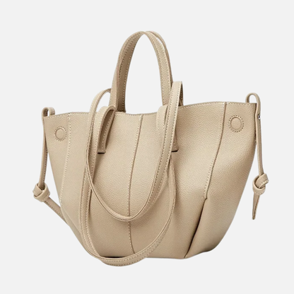 Petit sac à main cabas structuré double porté Elisa