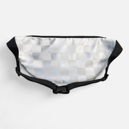 Grand sac banane à damier tendance Héloïse