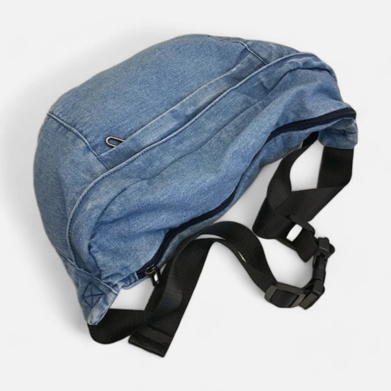 Sac banane XL en jean tendance Adeline