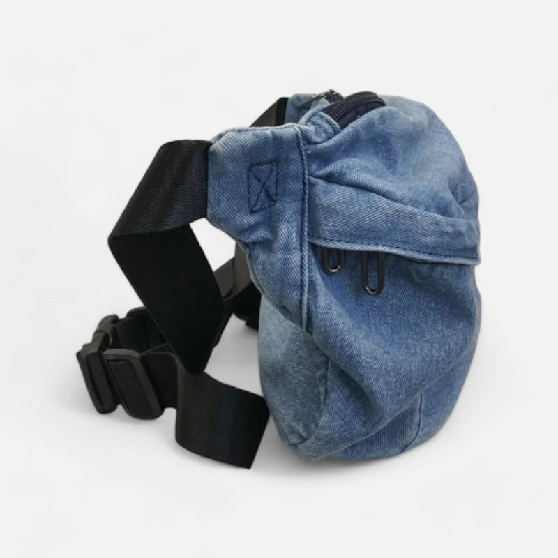 Sac banane XL en jean tendance Adeline