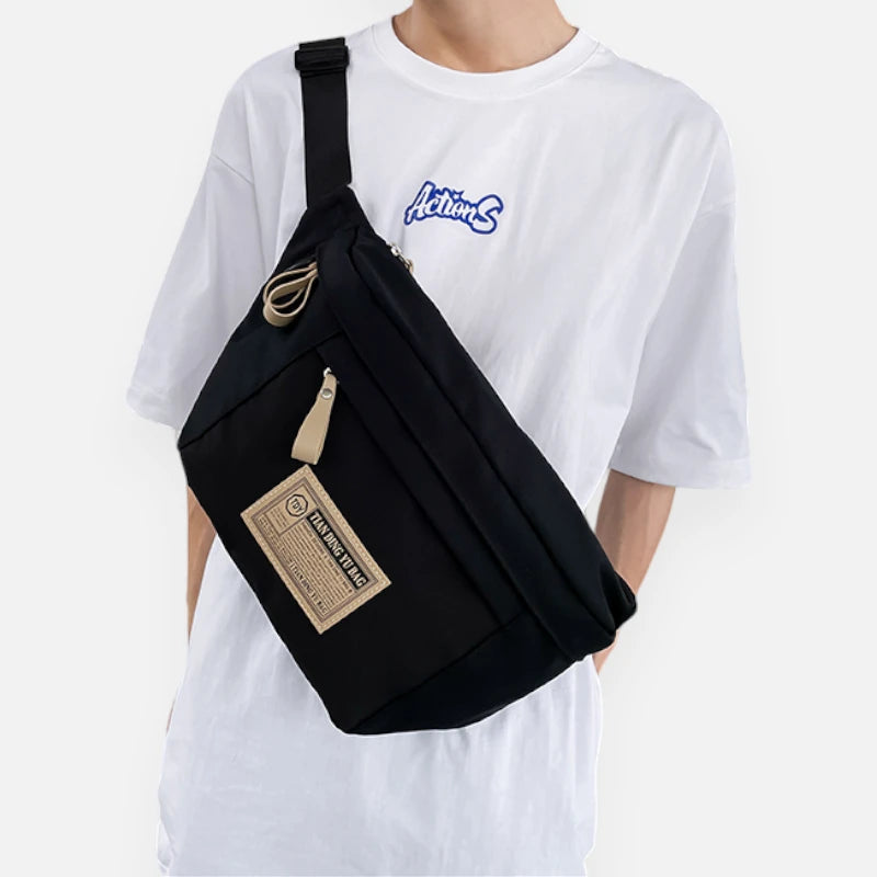 Sac banane XL en tissu tendance Odile