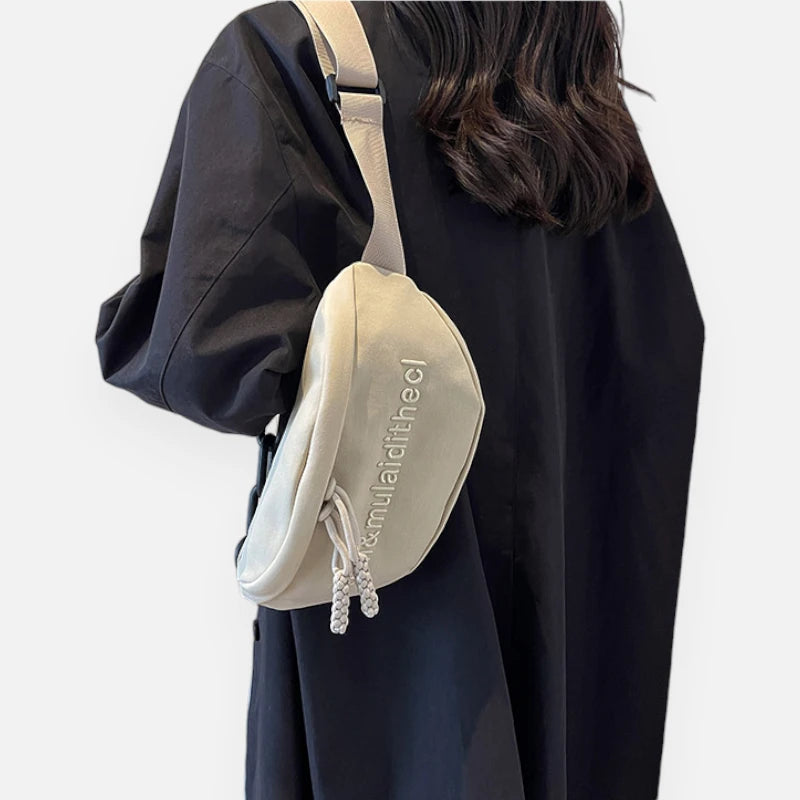 Grand sac banane tendance à bandoulière Pauline