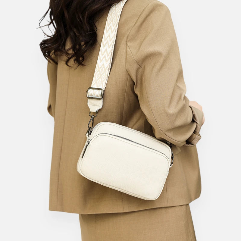 Sac banane cuir rectangulaire à bandoulière Gabrielle