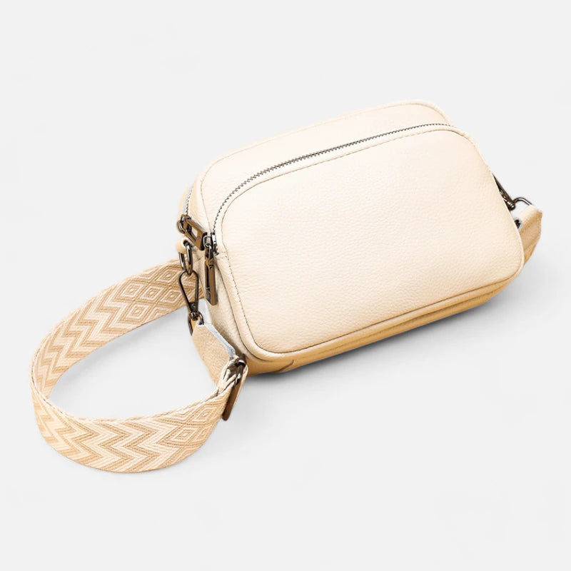 Sac banane cuir rectangulaire à bandoulière Gabrielle