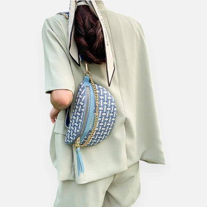 Sac banane bandoulière avec chaîne dorée Germaine