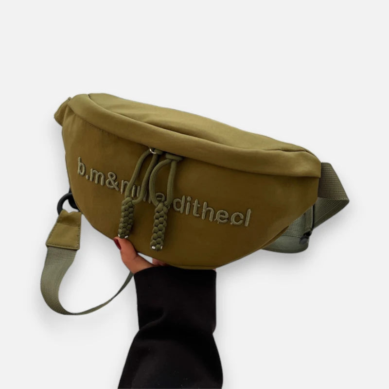 Grand sac banane tendance à bandoulière Pauline