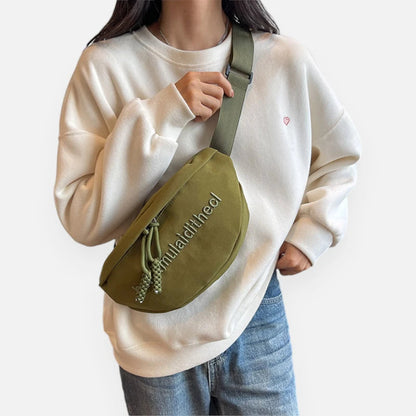 Grand sac banane tendance à bandoulière Pauline