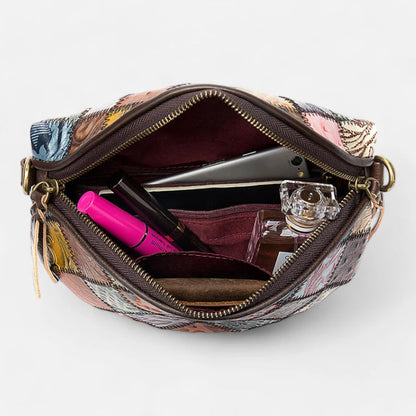 Sac banane vintage à bandoulière Béatrice