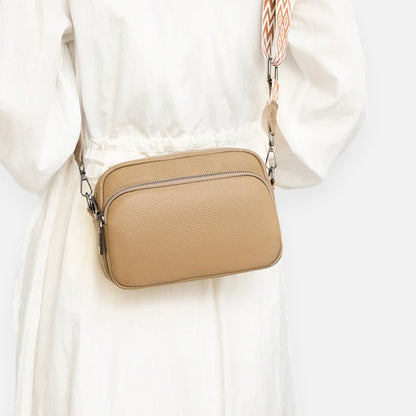 Sac banane cuir rectangulaire à bandoulière Gabrielle