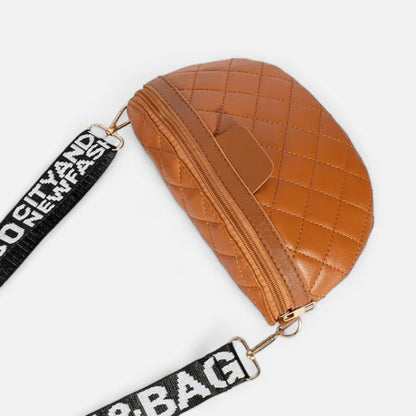 Sac banane matelassé à bandoulière Sidonie