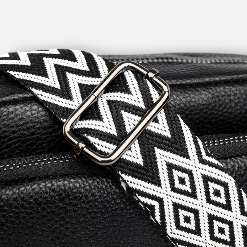 Sac banane cuir rectangulaire à bandoulière Gabrielle