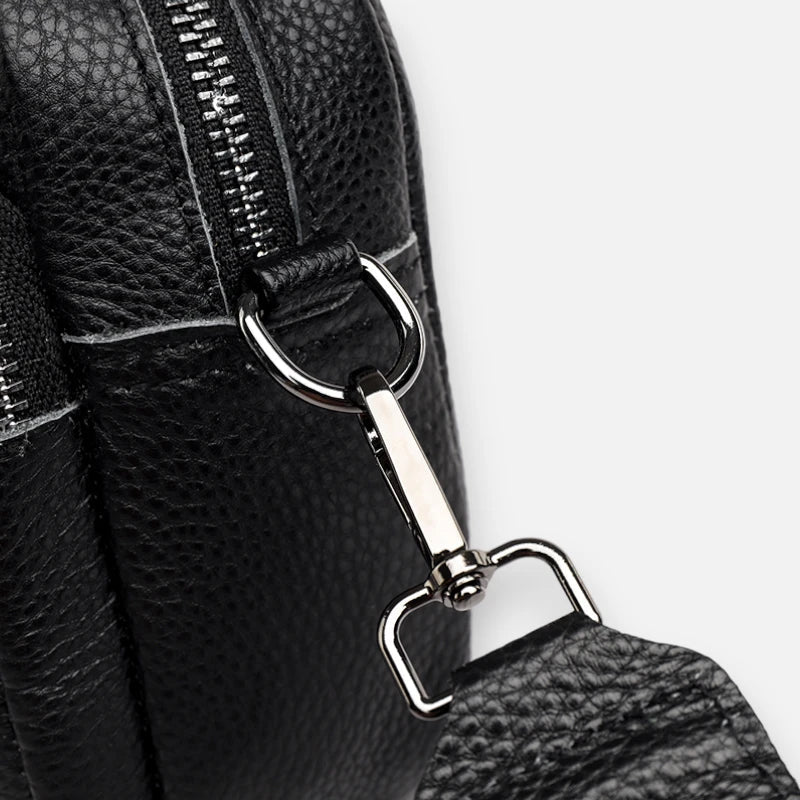 Sac banane cuir rectangulaire à bandoulière Gabrielle