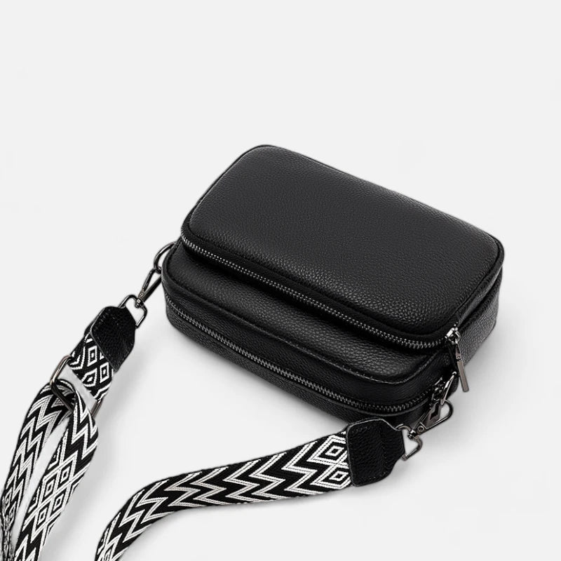 Sac banane cuir rectangulaire à bandoulière Gabrielle