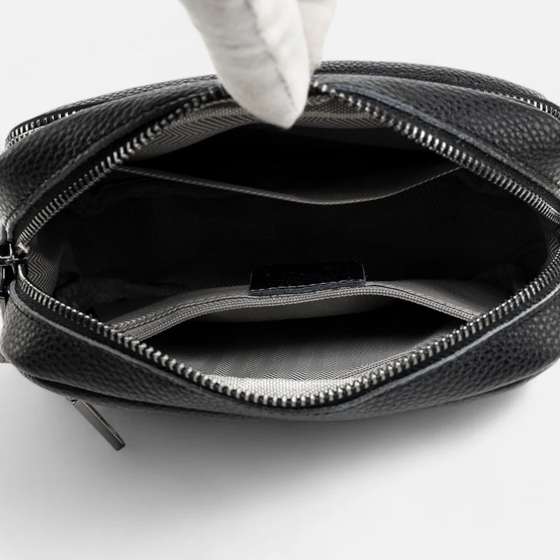 Sac banane cuir rectangulaire à bandoulière Gabrielle