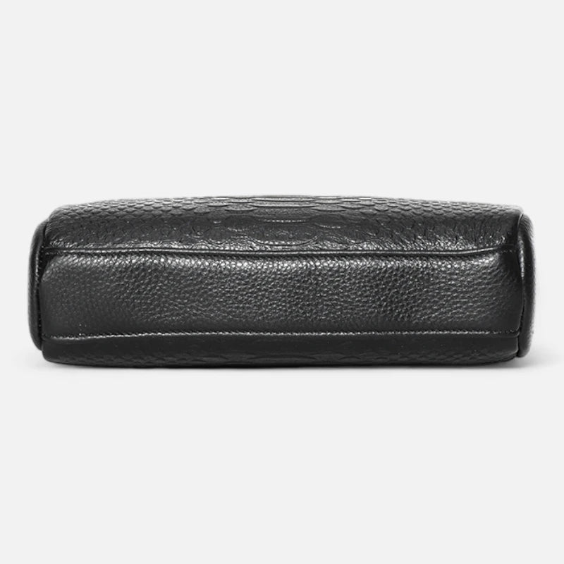 Sac banane chic imitation croco à bandoulière Madeleine